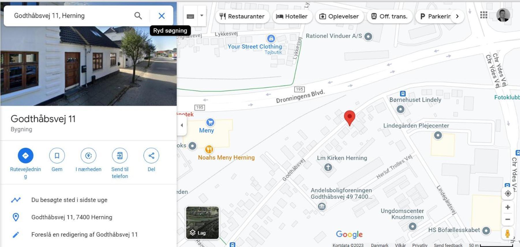 Taet Pa Centrum & Mch/Boxen - Huset Nr. 11 Хернинг Екстериор снимка